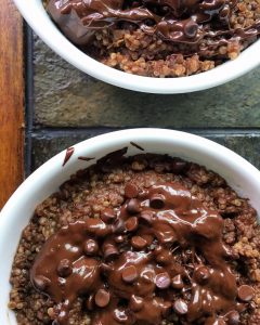 Chocolate Mocha Quinoa Breakfast Bowl (V/GF) – Bunny's Bite