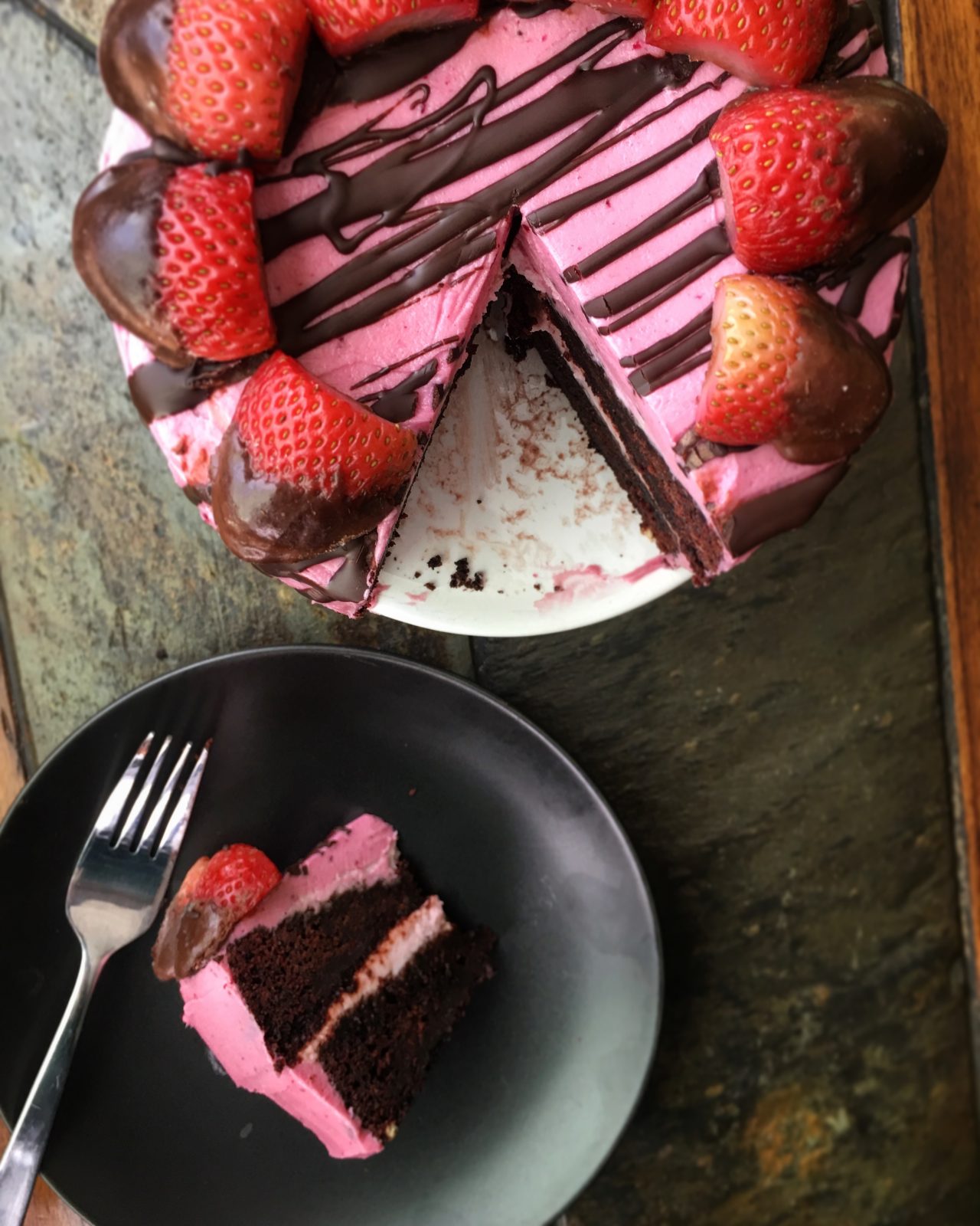 Chocolate Covered Strawberry Cake Vgf Bunnys Bite 