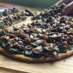 Spirulina Pesto Mushroom Flatbread (V/GF)