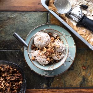 Maple Walnut Ice Cream – The Home Baked Vegan